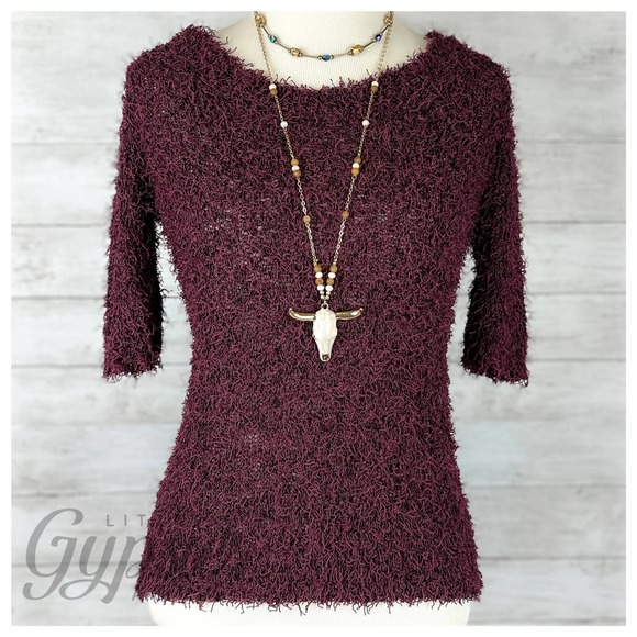 BCBGeneration Tops - BCBGeneration Fuzzy Knit Top